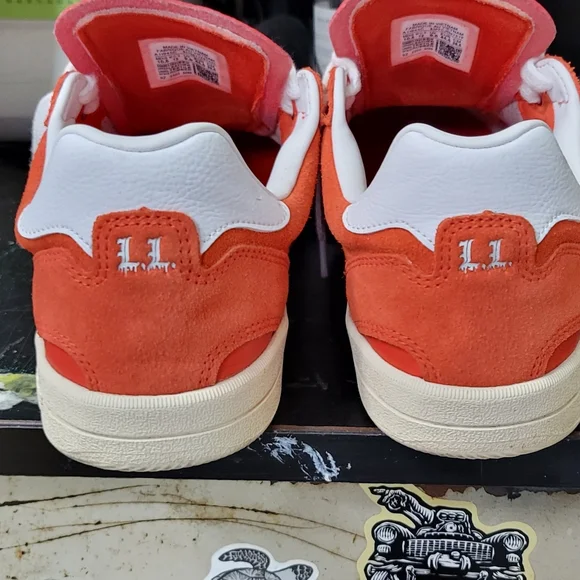 Converse Red and White Sneakers - Picture 6 of 9